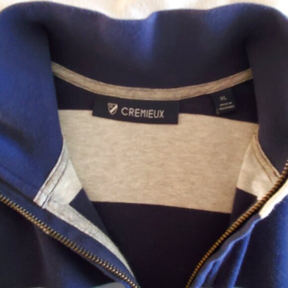 Cremieux Men's Slim Fit XL Long Sleeve 1/4 Zip Shirt - Picture 3 of 5